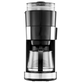 Coffee machine with grinding function