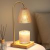 Amber Candle Warmer Lamp-Dimmable Candle Lamp with Timer, Christmas Birthday Gifts for Women, House Warming Gifts for New Home Bedroom Decor