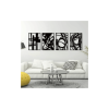 4 Pack Black Abstract Metal Wall Art, Minimalist DÃ©cor Single Line Art Wall DÃ©cor, 3D Textured Metal Wall Sculptures