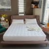 White Quilted Fitted Sheet, Fits Mattress Up to 15" Deep, 2/3-Piece Set
