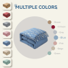 3-Piece Lace Embroidered Bedding Set (Queen/King/Cal King) - Quilted Microfiber Quilt + Pillow Shams (9 Colors)
