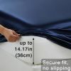 4-piece ultra-soft 85g satin sheet and pillowcase set, solid color, machine washable, suitable for all seasons, comfortable bedding set, for single