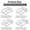 4-piece ultra-soft 85g satin sheet and pillowcase set, solid color, machine washable, suitable for all seasons, comfortable bedding set, for single