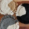 MacramÃ© Drink Coasters; (7inch)
